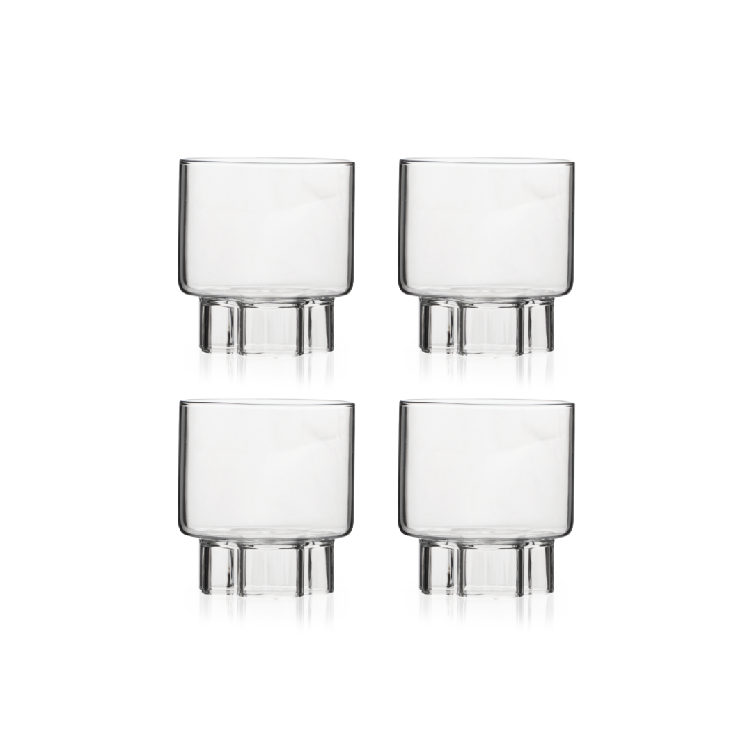 TUMBLER SET OF 4 - wavy