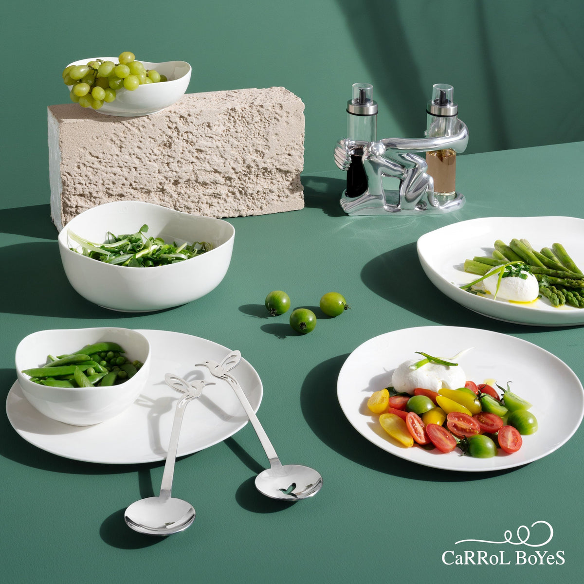 SIDE PLATE SET OF 4 - organic