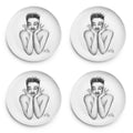SIDE PLATE SET OF 4 - fascinating