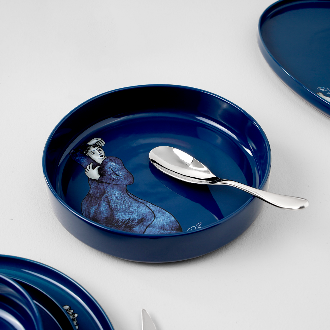 SALAD BOWL - indigo blues