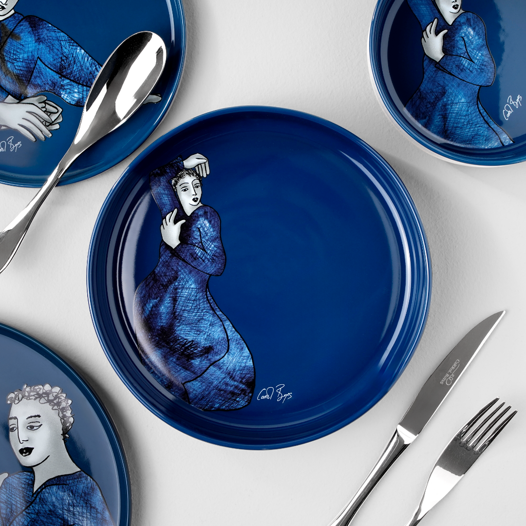 SALAD BOWL - indigo blues