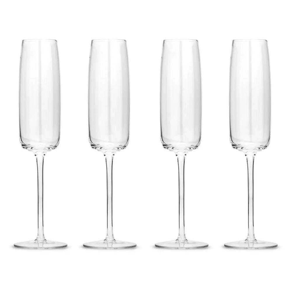 CHAMPAGNE FLUTE SET OF 4 - ripple