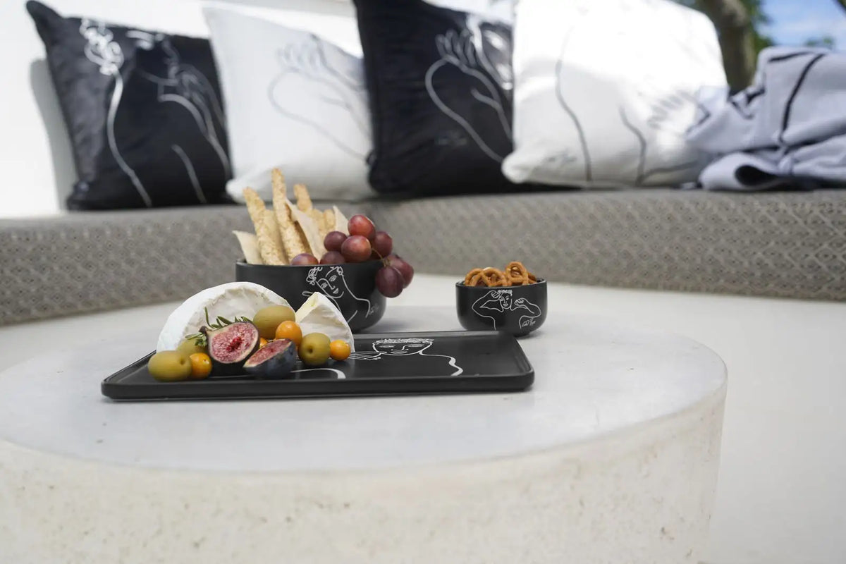 PLATTER RECTANGLE SET OF 2 - in good taste