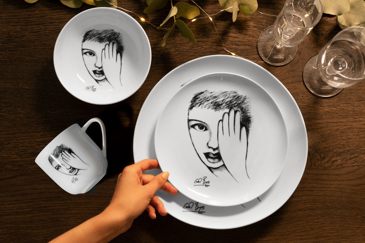 SIDE PLATE SET OF 4 - eye for detail