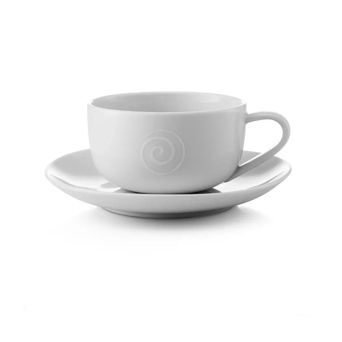 CUP AND SAUCER - swirl