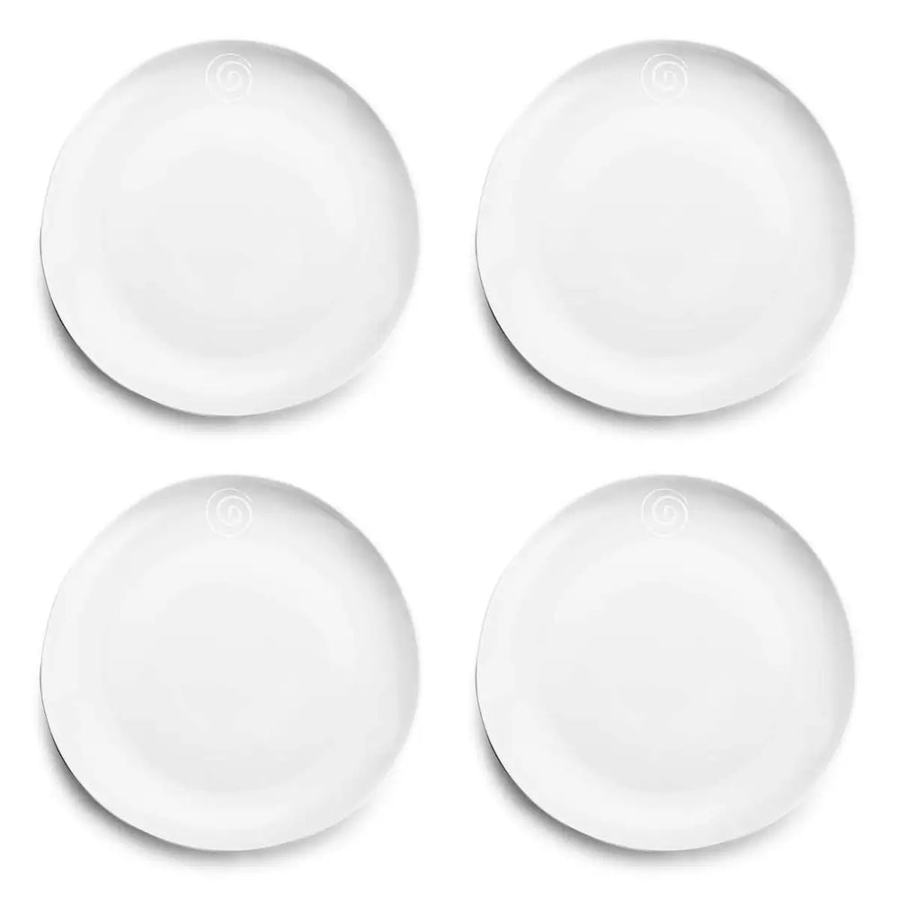 SIDE PLATE SET OF 4 - swirl
