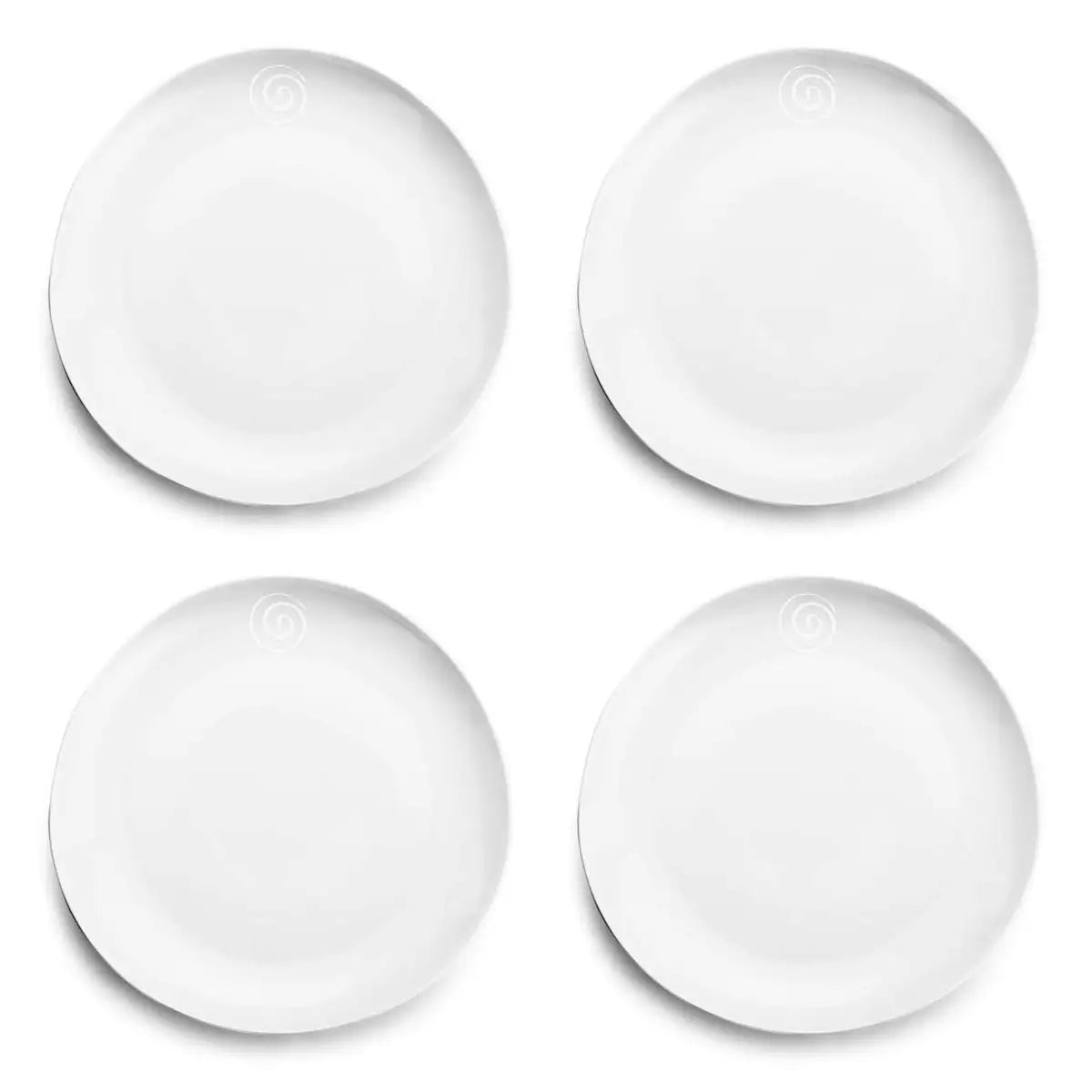 SIDE PLATE SET OF 4 - swirl