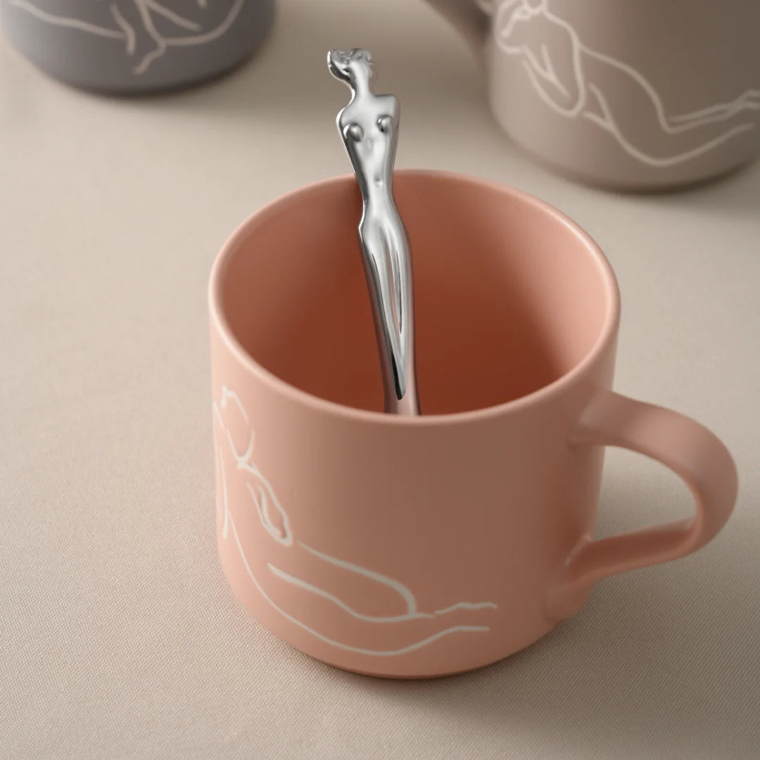 TEASPOON SET OF 4 - woman