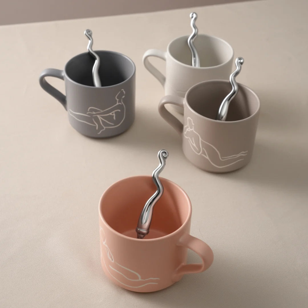 TEASPOON SET OF 4 - wave