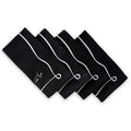 NAPKIN SET OF 4 - well framed - black