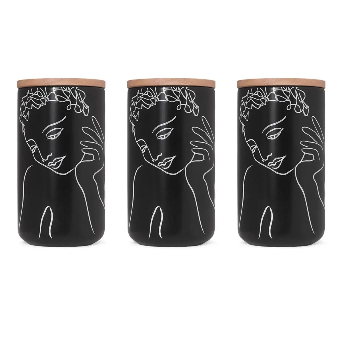 CANISTER LARGE SET OF 3 - reminisce