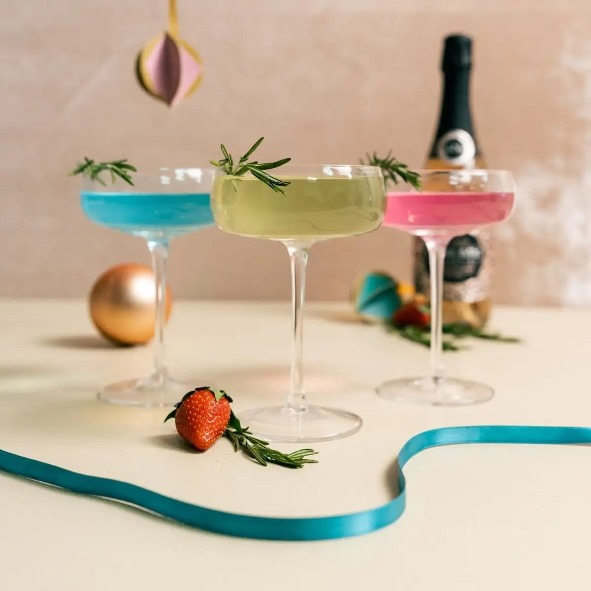 CHAMPAGNE COUPE SET OF 4 - ripple