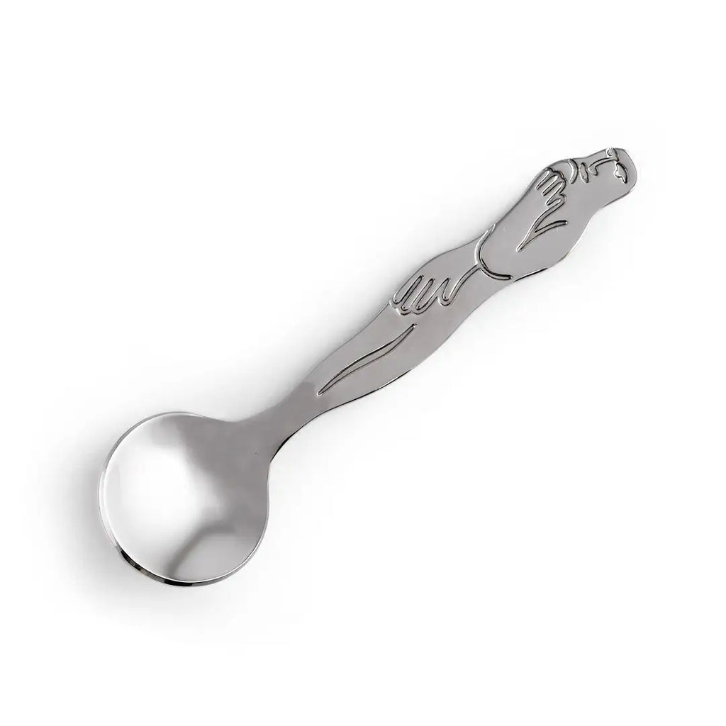 SUGAR LADLE - peeping man