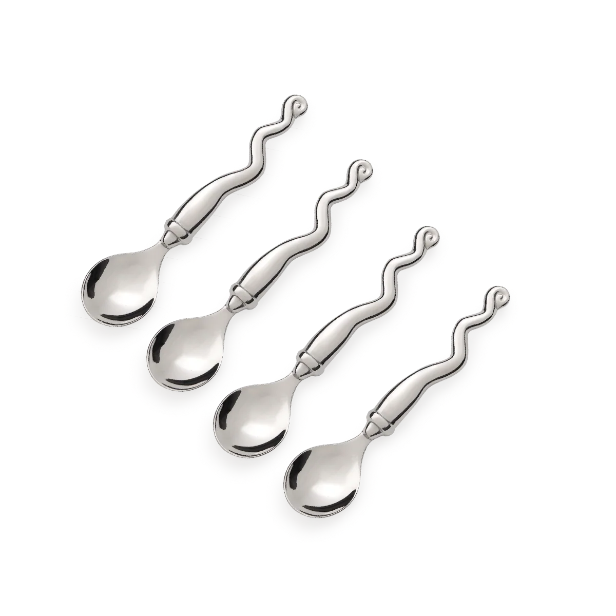 TEASPOON SET OF 4 - wave