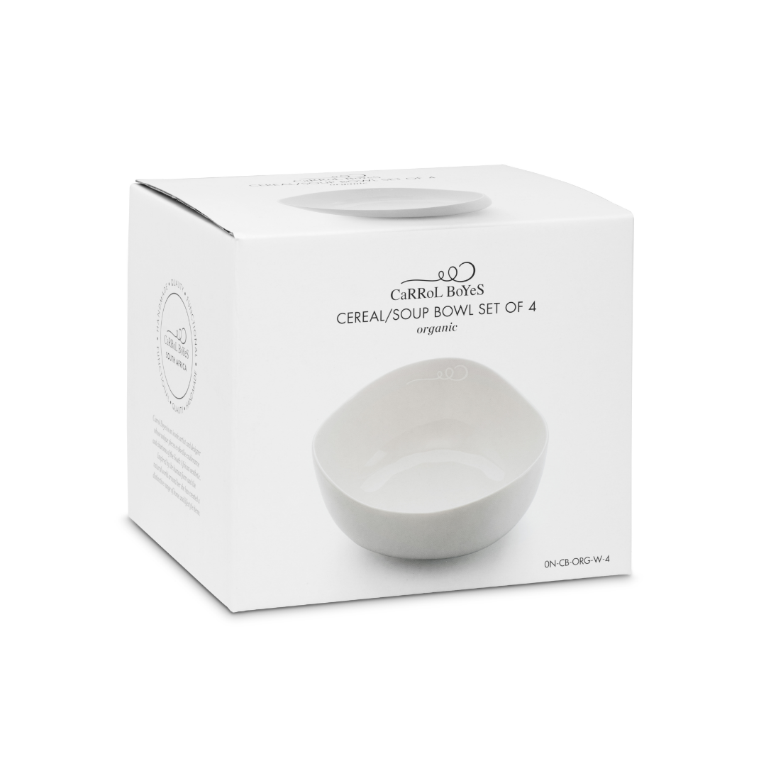 CEREAL / SOUP BOWL SET OF 4 - organic