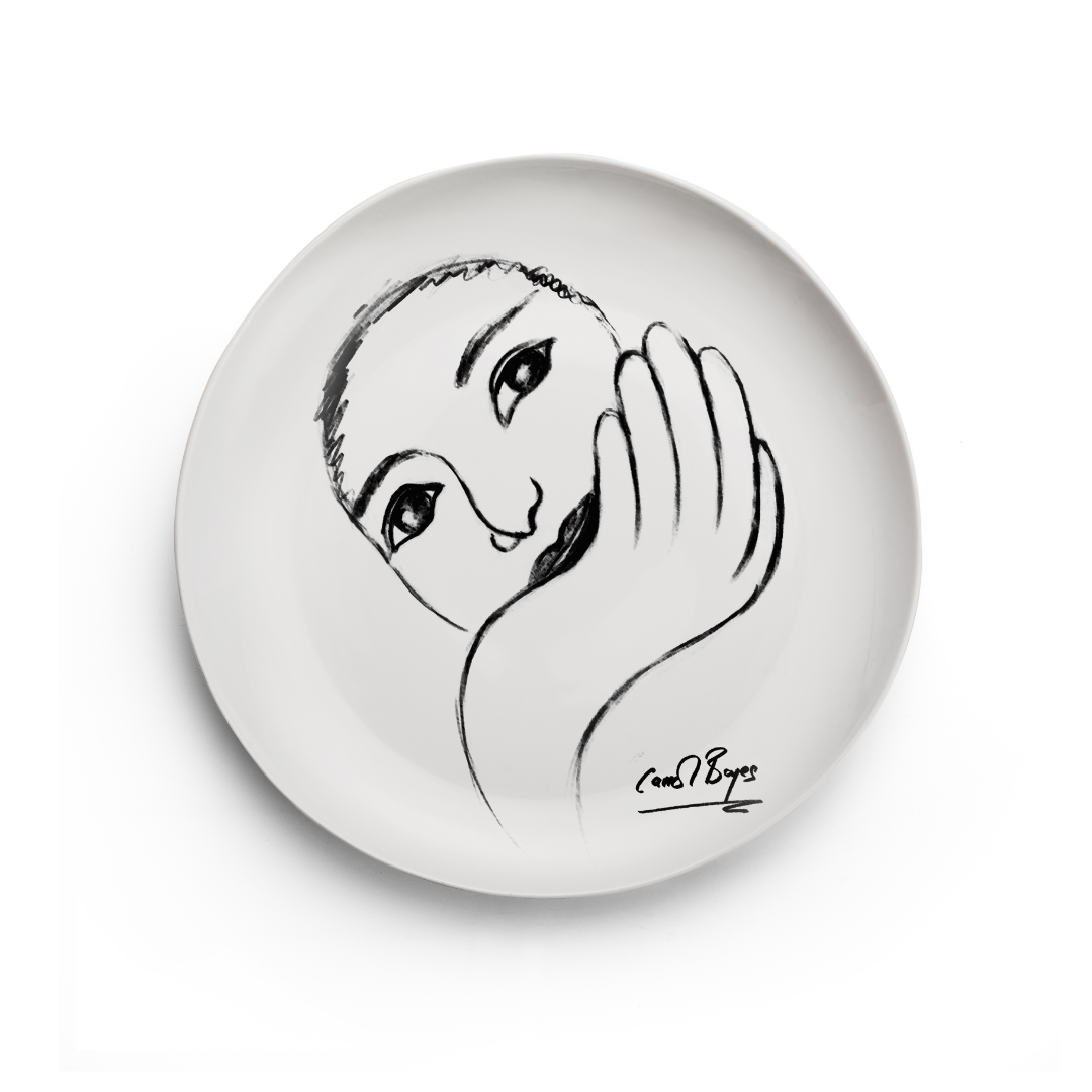 SIDE PLATE SET OF 4 - face facts