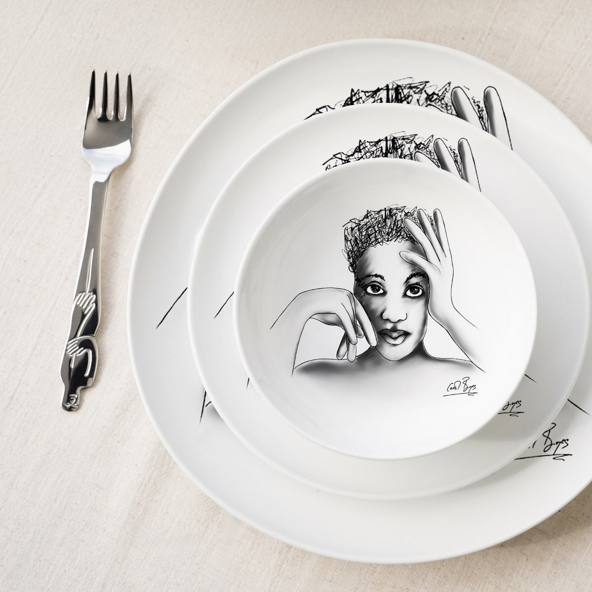 DINNERWARE 12pc SET - in vogue