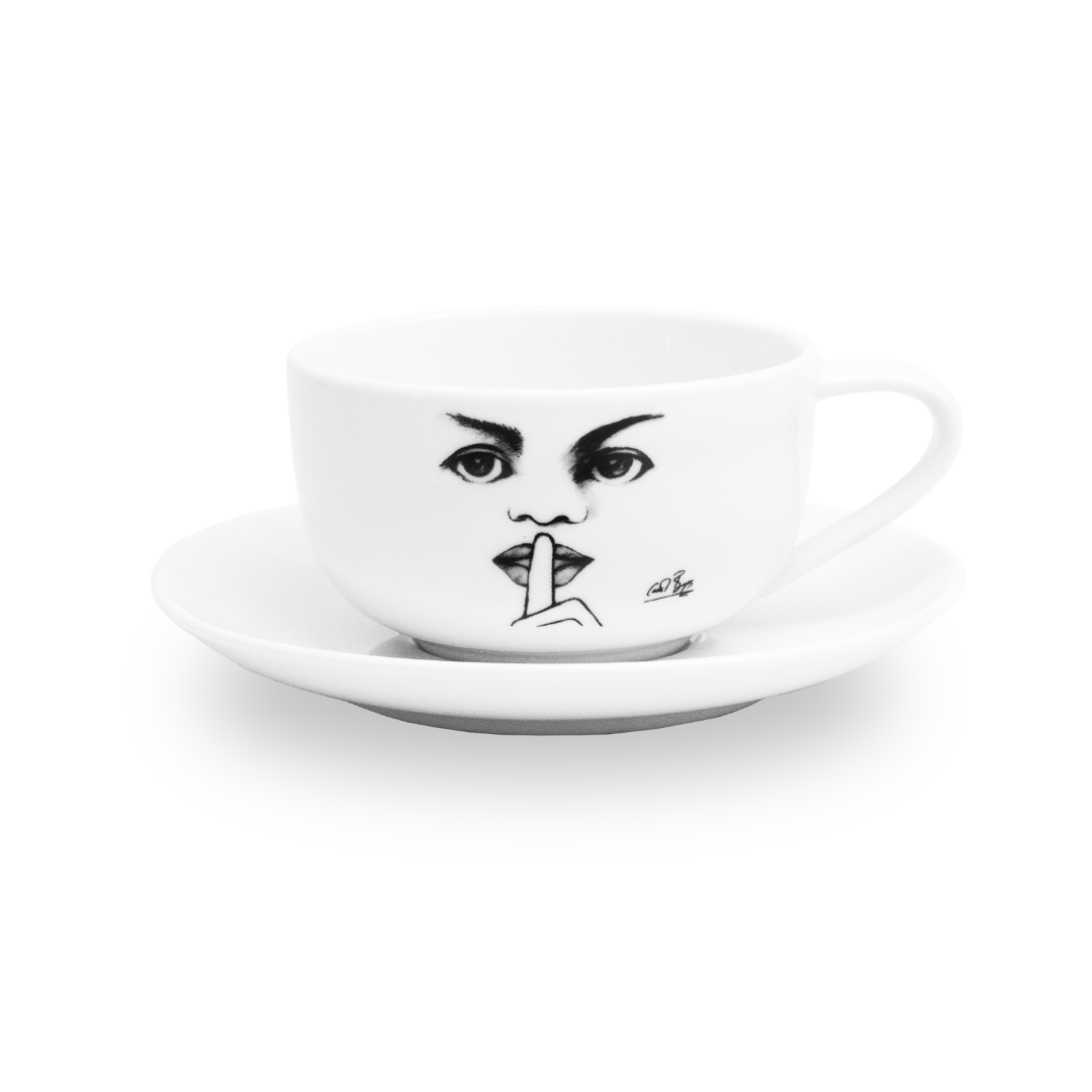 CUP AND SAUCER - it's a secret!