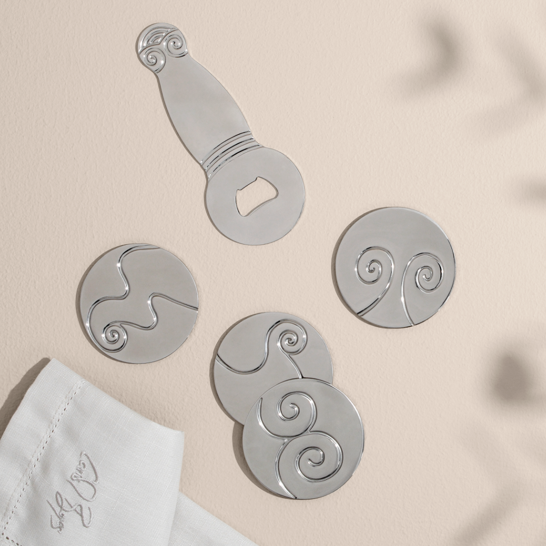 COASTER SET OF 6 - shapes