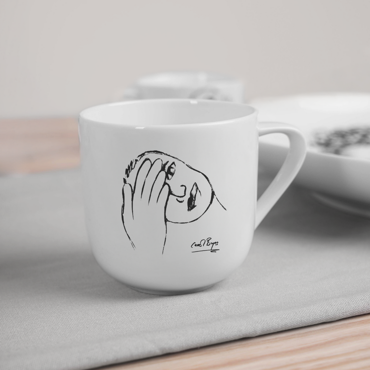 MUG SET OF 4 - sketchbook - 2