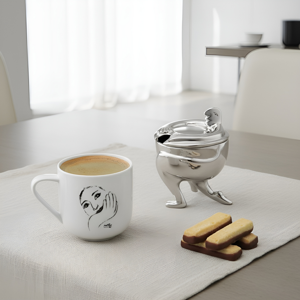 MUG SET OF 4 - sketchbook - 2