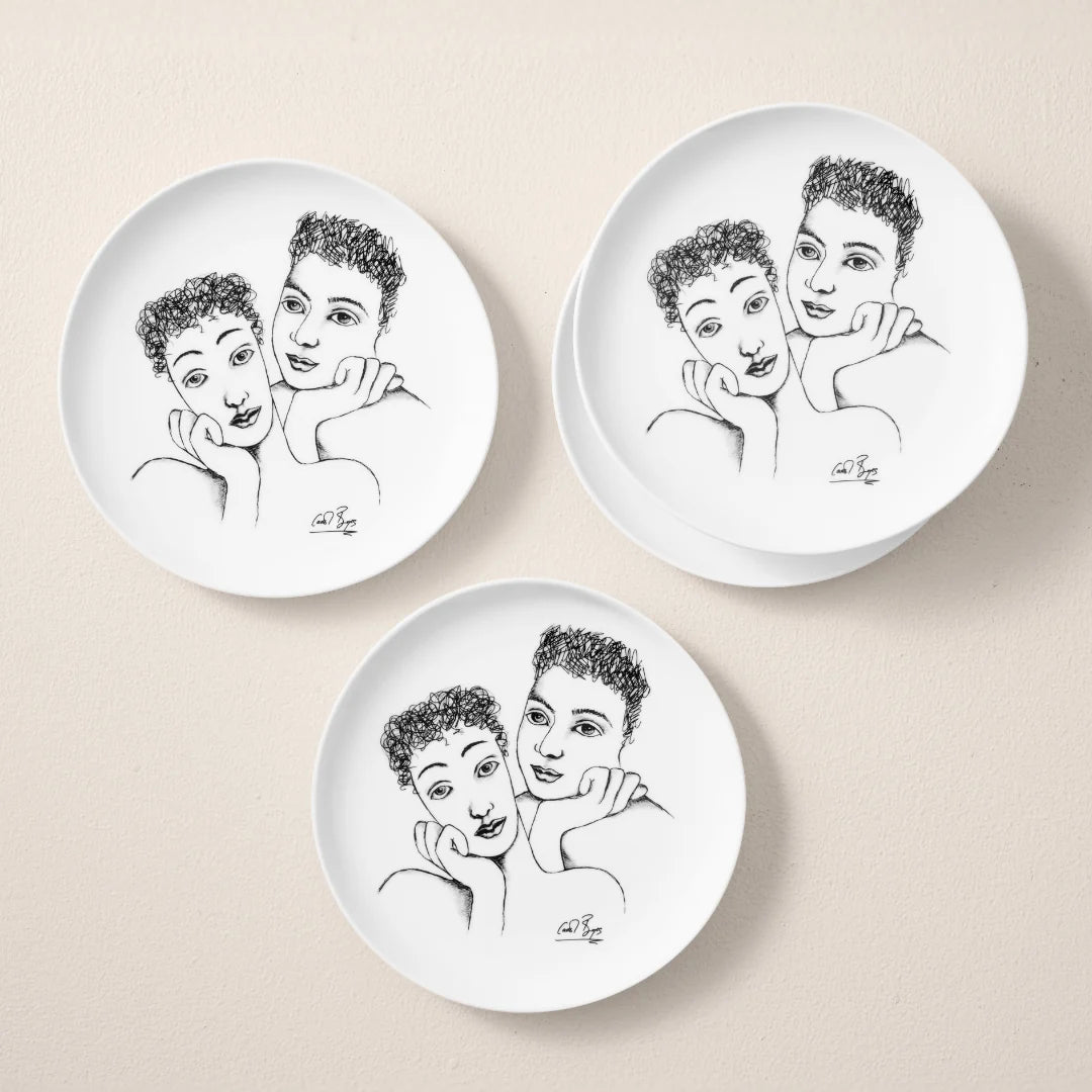 DINNER PLATE - two of a kind