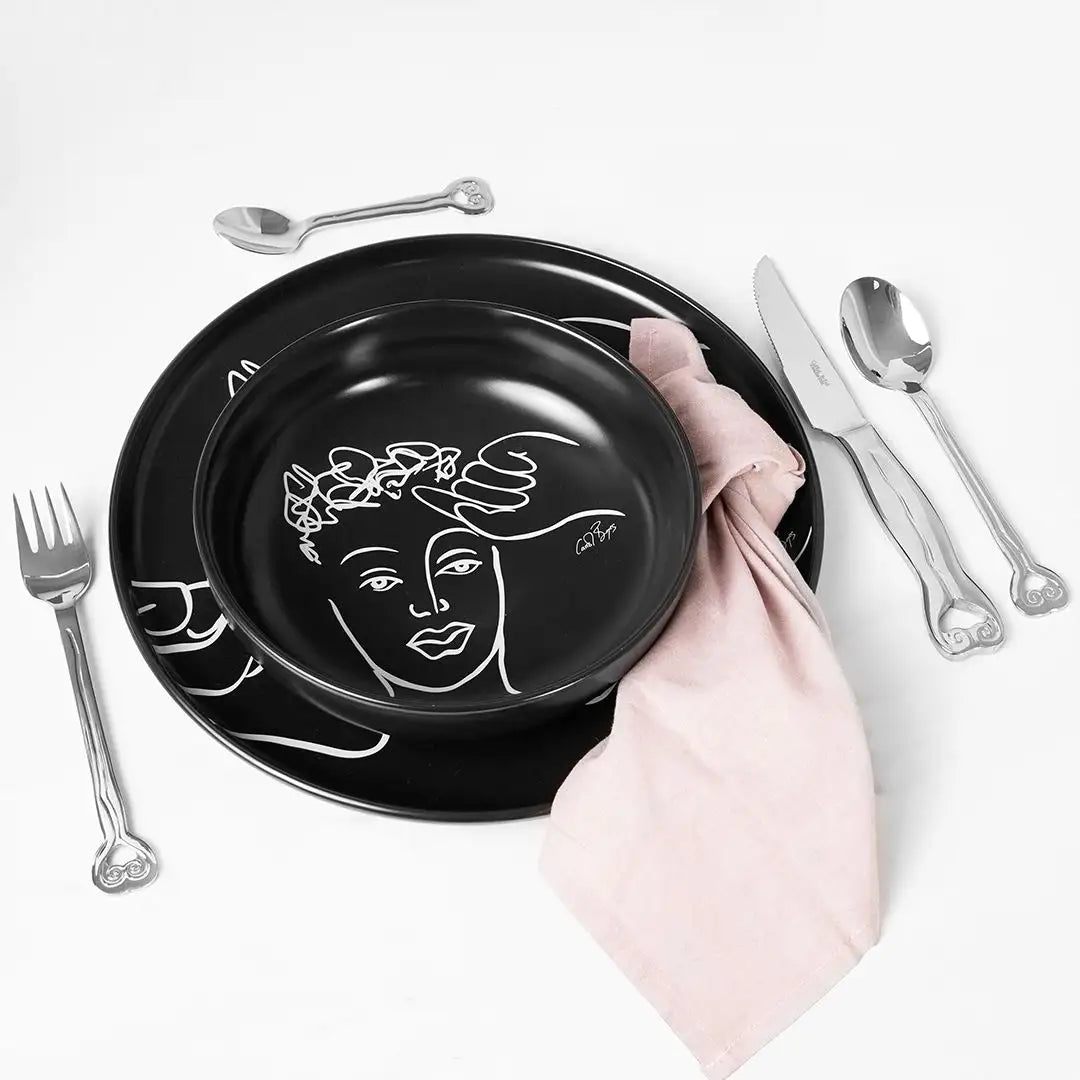 CUTLERY 24pc SET - hanging wave
