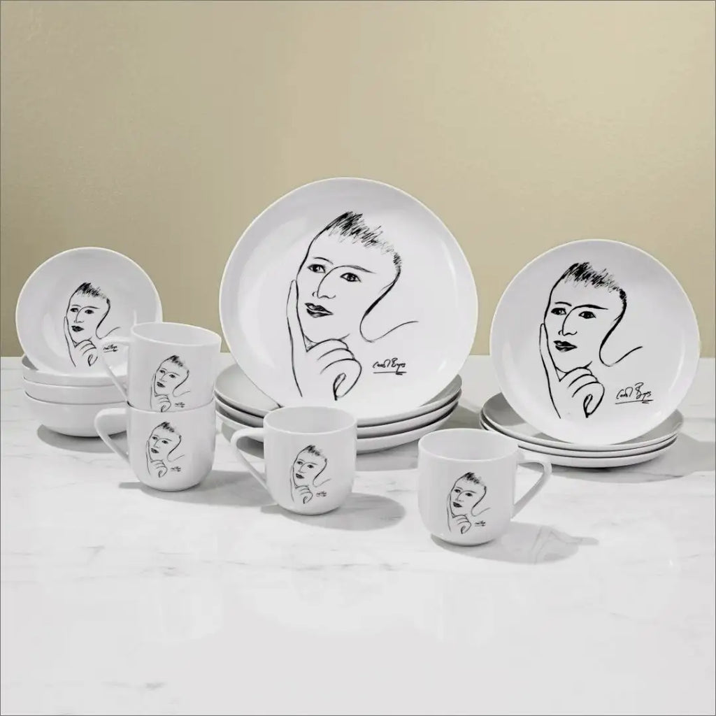 DINNERWARE 16pc SET - distant memory