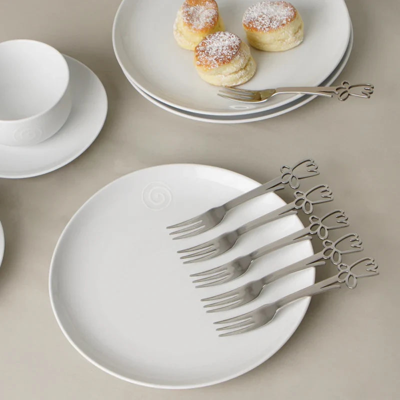 DINNER PLATE SET OF 4 - swirl