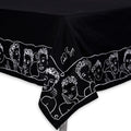 TABLECLOTH 160 x 240 - well framed - black