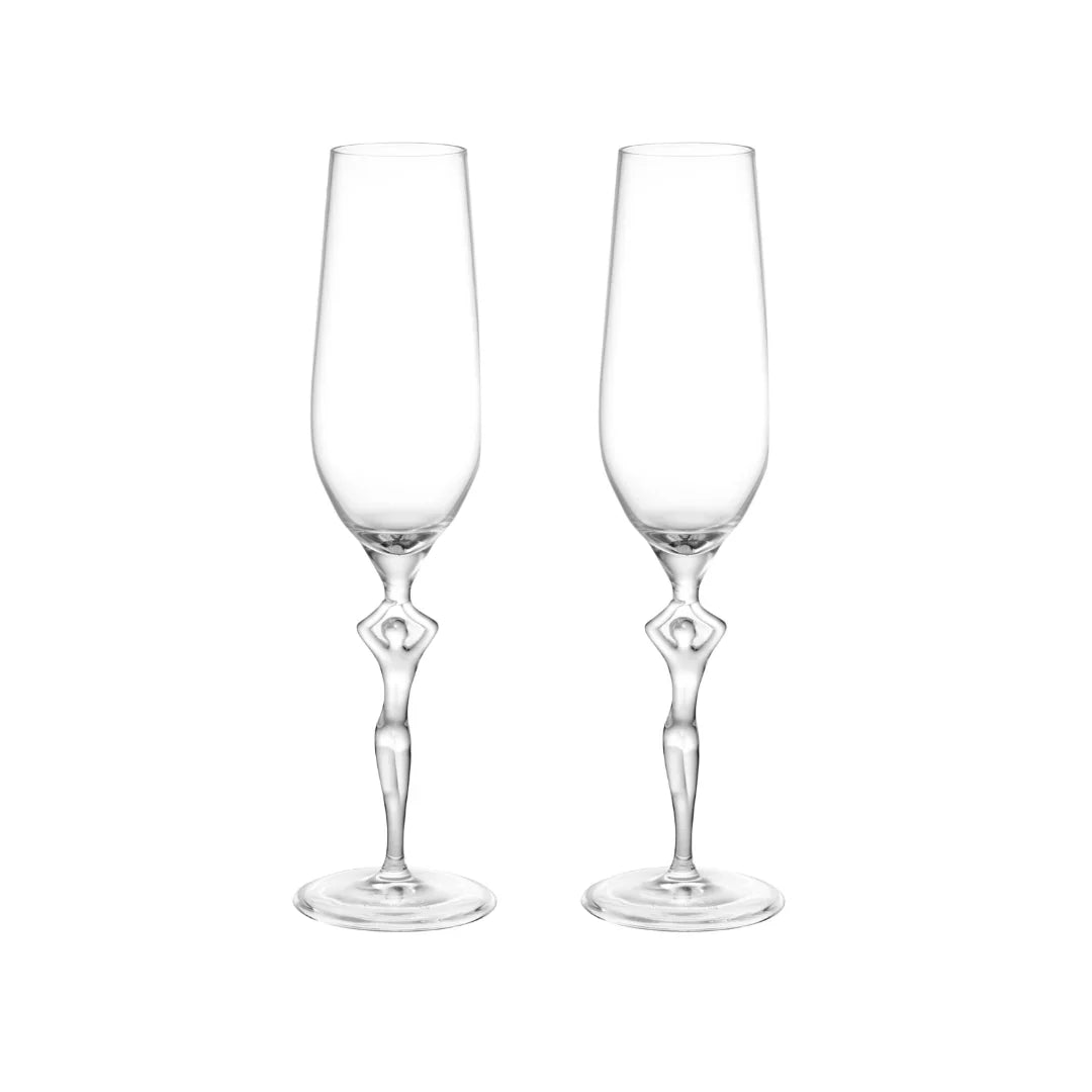 CHAMPAGNE FLUTE SET OF 2 - connoisseur