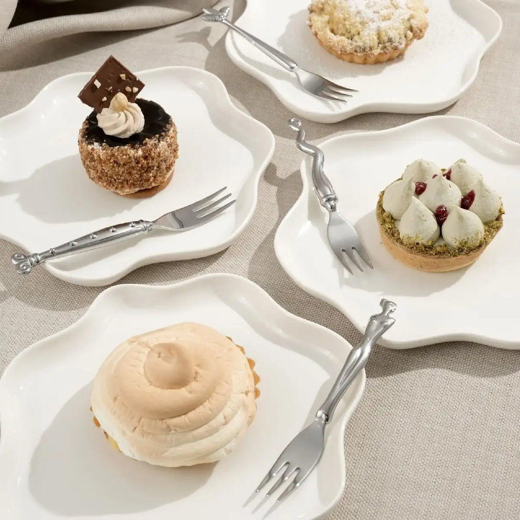 CAKE FORK SET OF 4 - heritage mix
