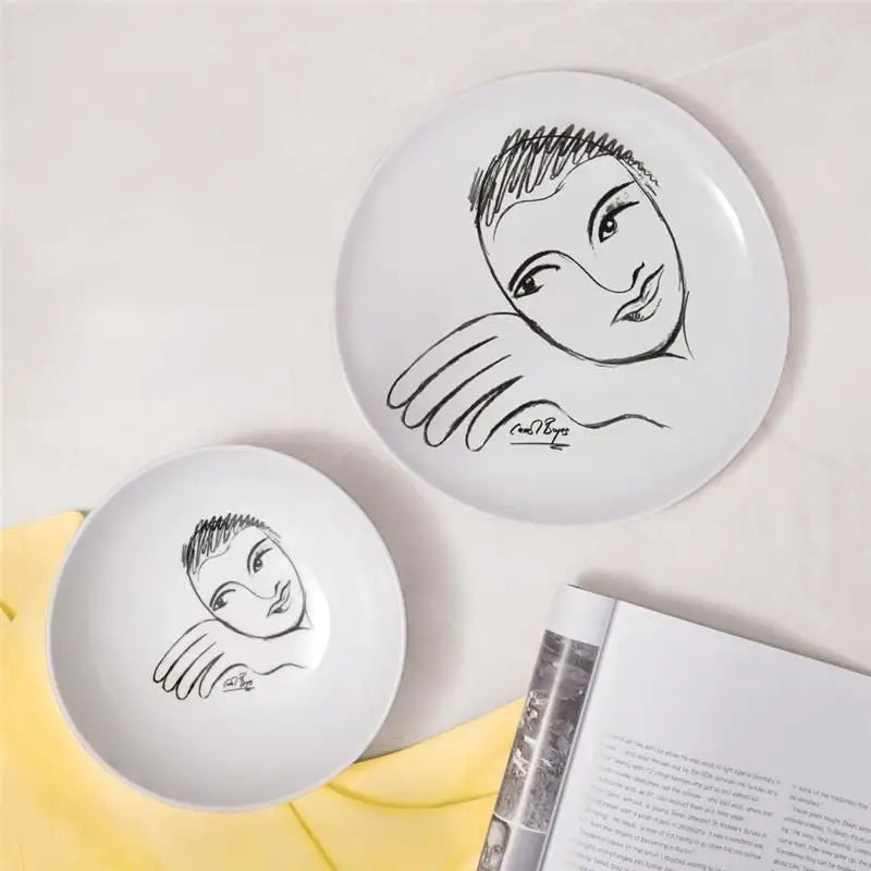 CEREAL / SOUP BOWL SET OF 4 - let's face it!