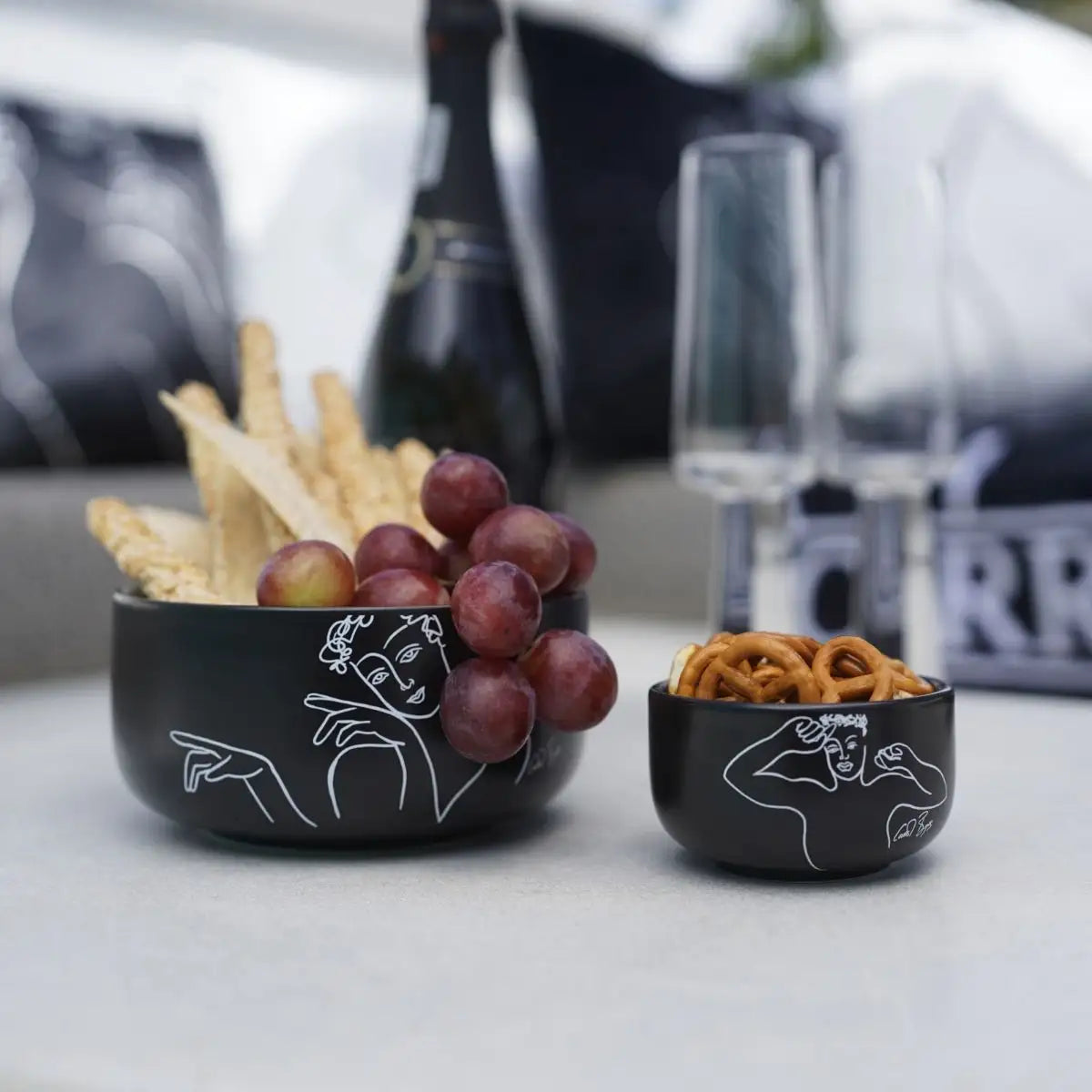 MEDIUM BOWL SET OF 2 - hey you!